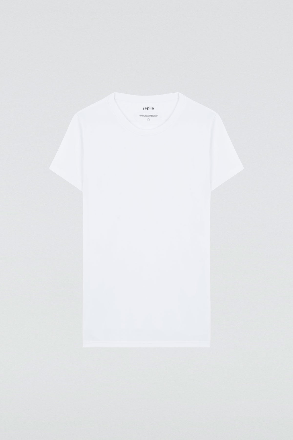 Camiseta básica feminina LOGO branca