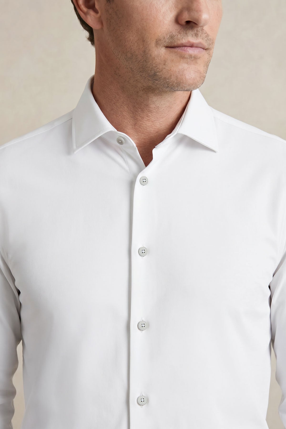 Camisa Social Branca Masculina Regular 2