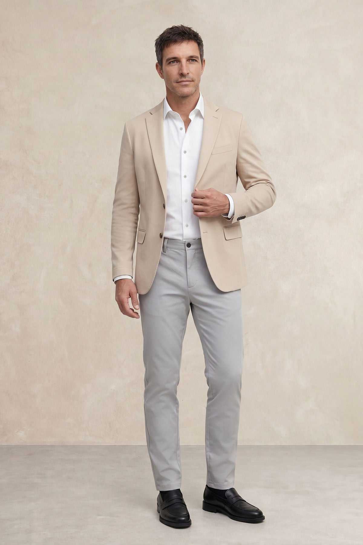 Camisa Social Branca Masculina Regular