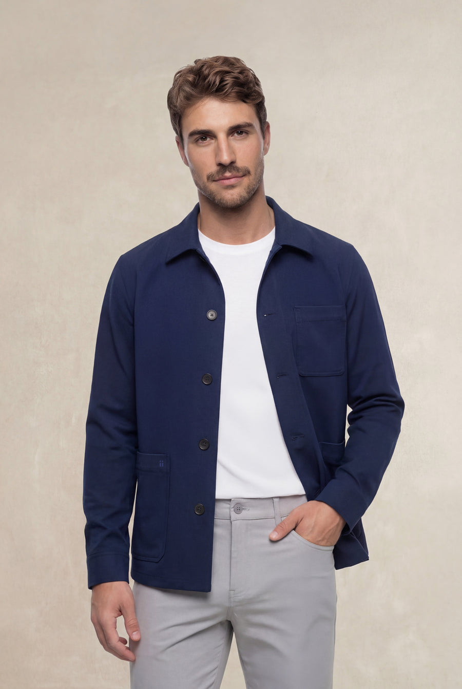 Chaqueta worker hombre azul oscuro Nova