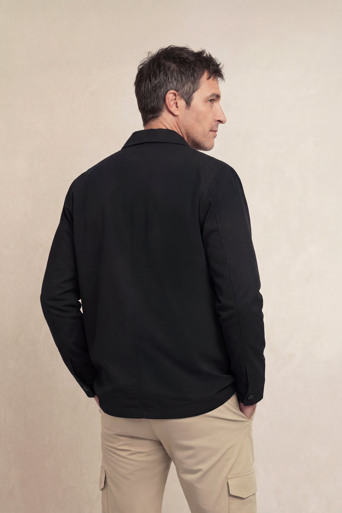 Chaqueta worker hombre negro Nova