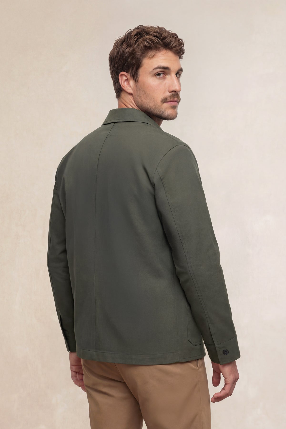 Chaqueta worker hombre verde Nova