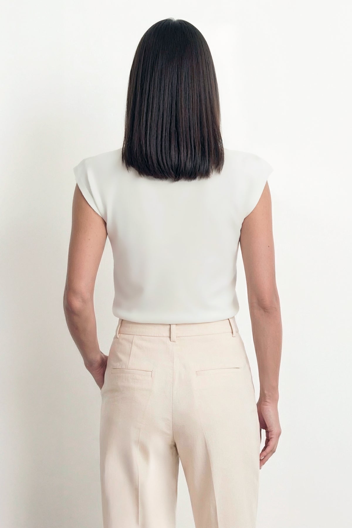 Camiseta mujer kimono blanco Soft espalda