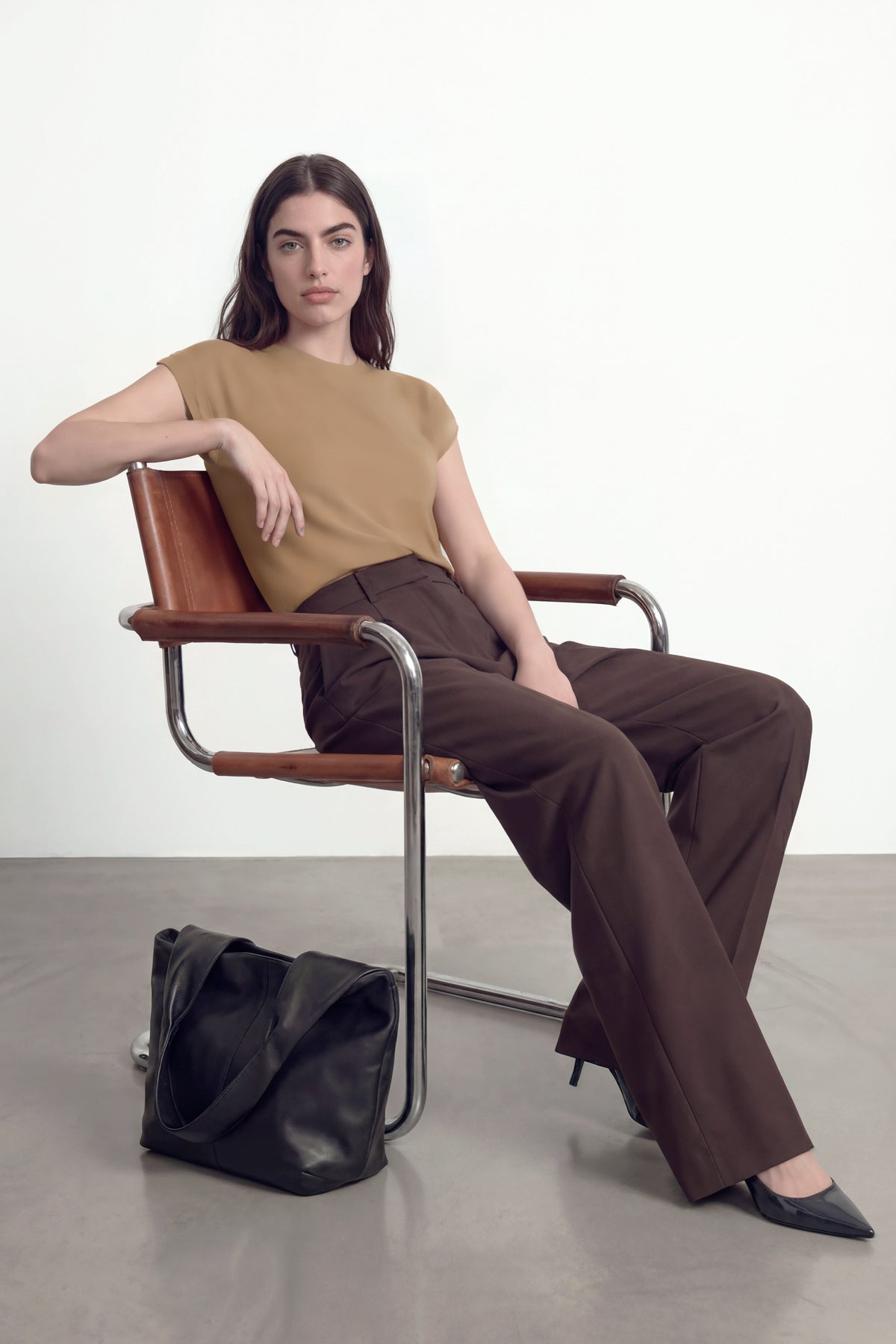 Camiseta mujer kimono oak Soft outfit completo