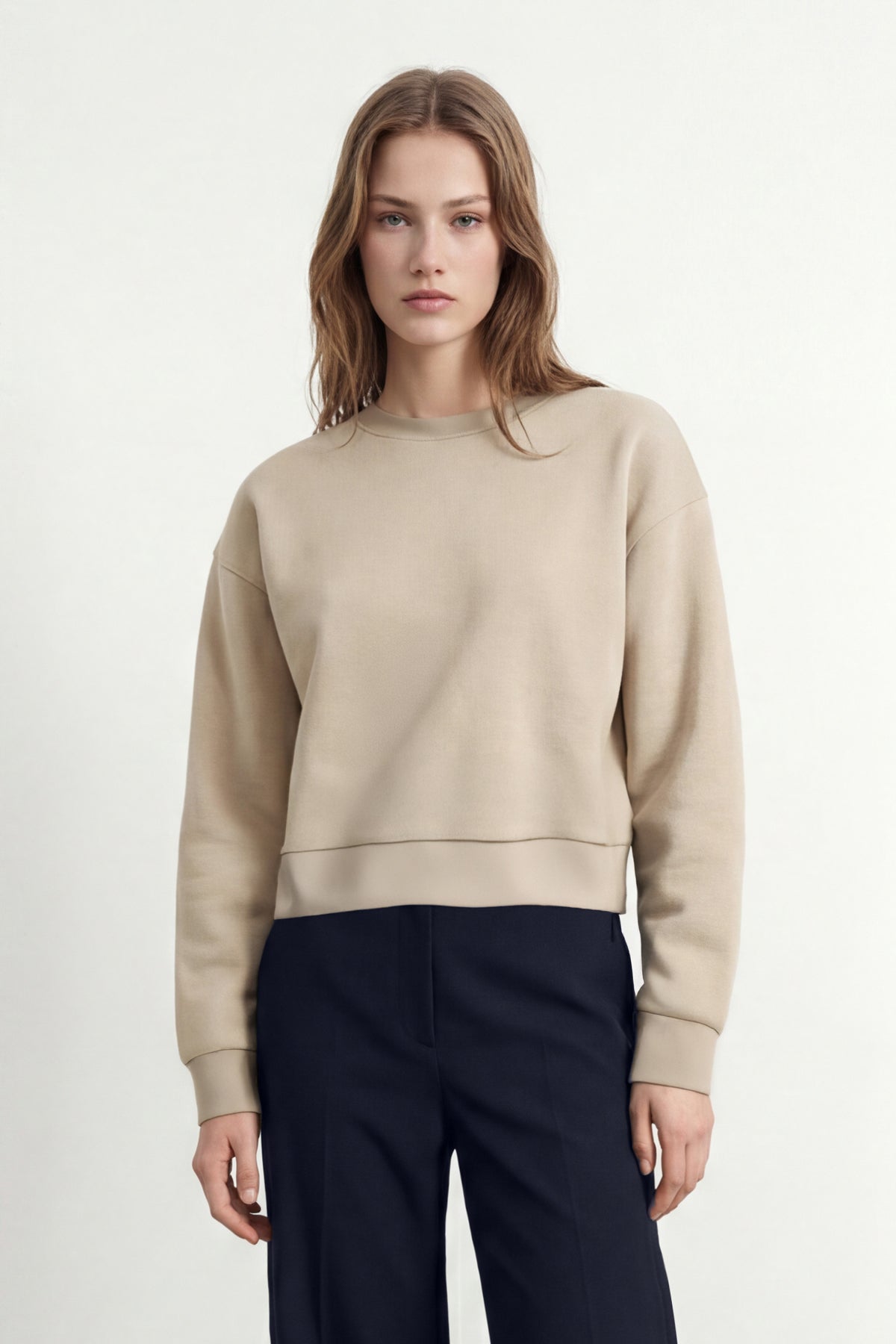 Sudadera hombre beige Ranger primer plano