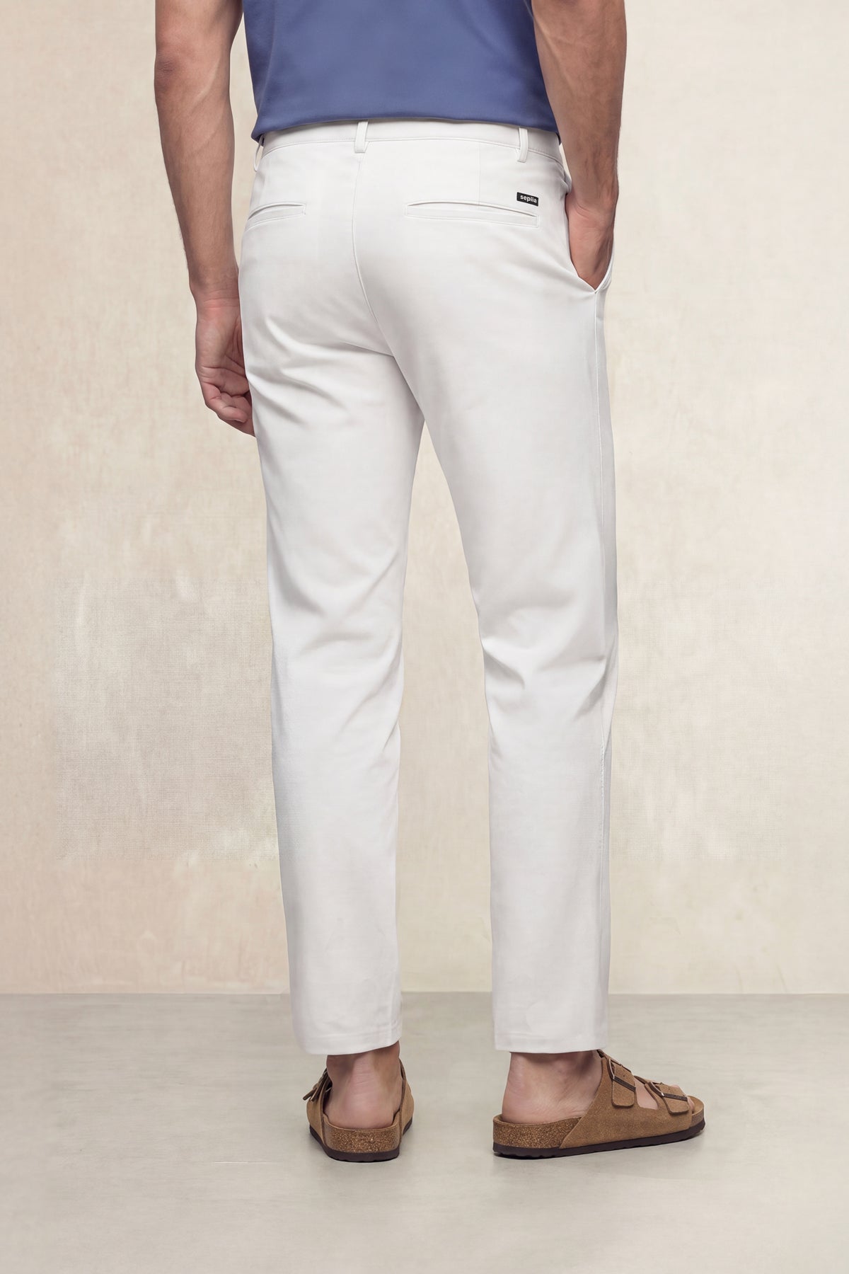 Calça chino homem Nova slim bone