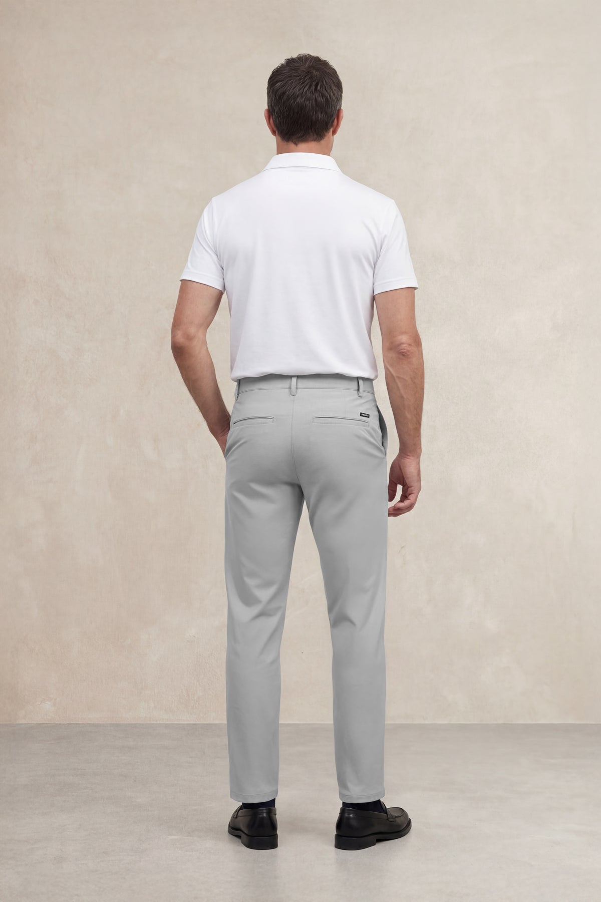 Pantalon chino hombre gris slim Nova - Sepiia ropa tecnológica antimancha