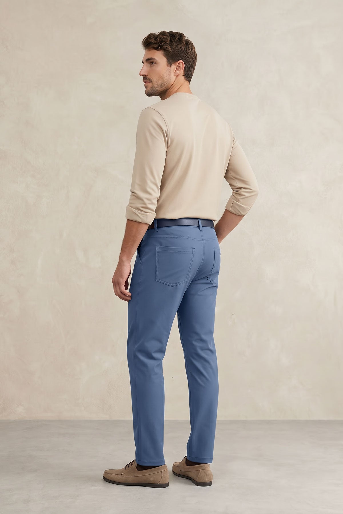 Pantalon hombre 6 bolsillos azul