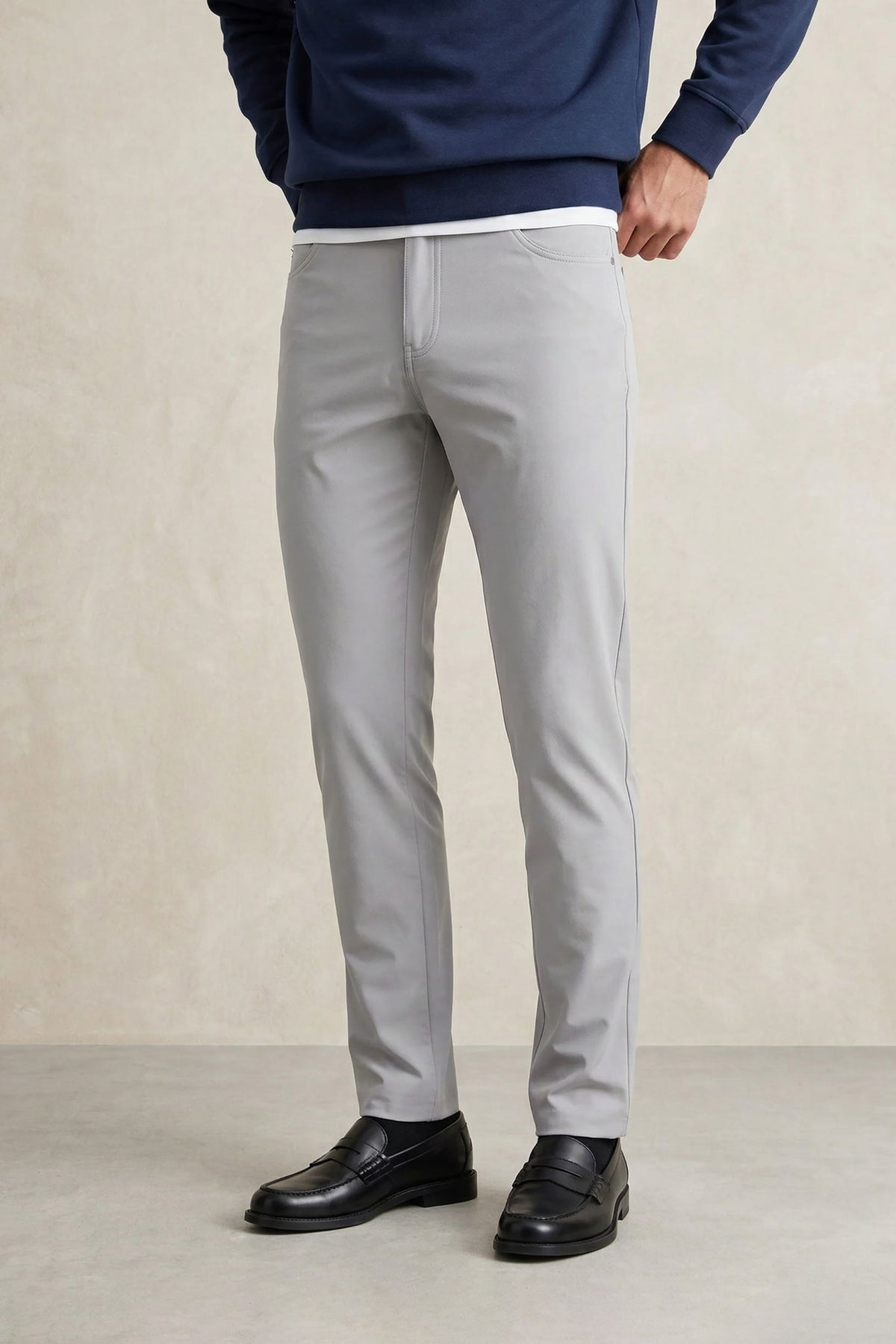 Pantalon hombre 6 bolsillos gris Nova