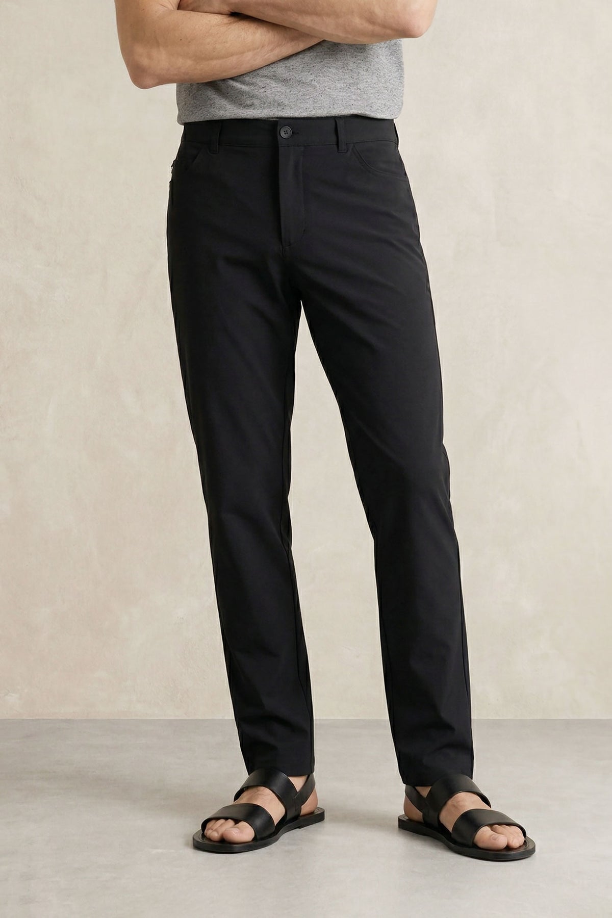 Pantalon hombre 6 bolsillos negro Nova