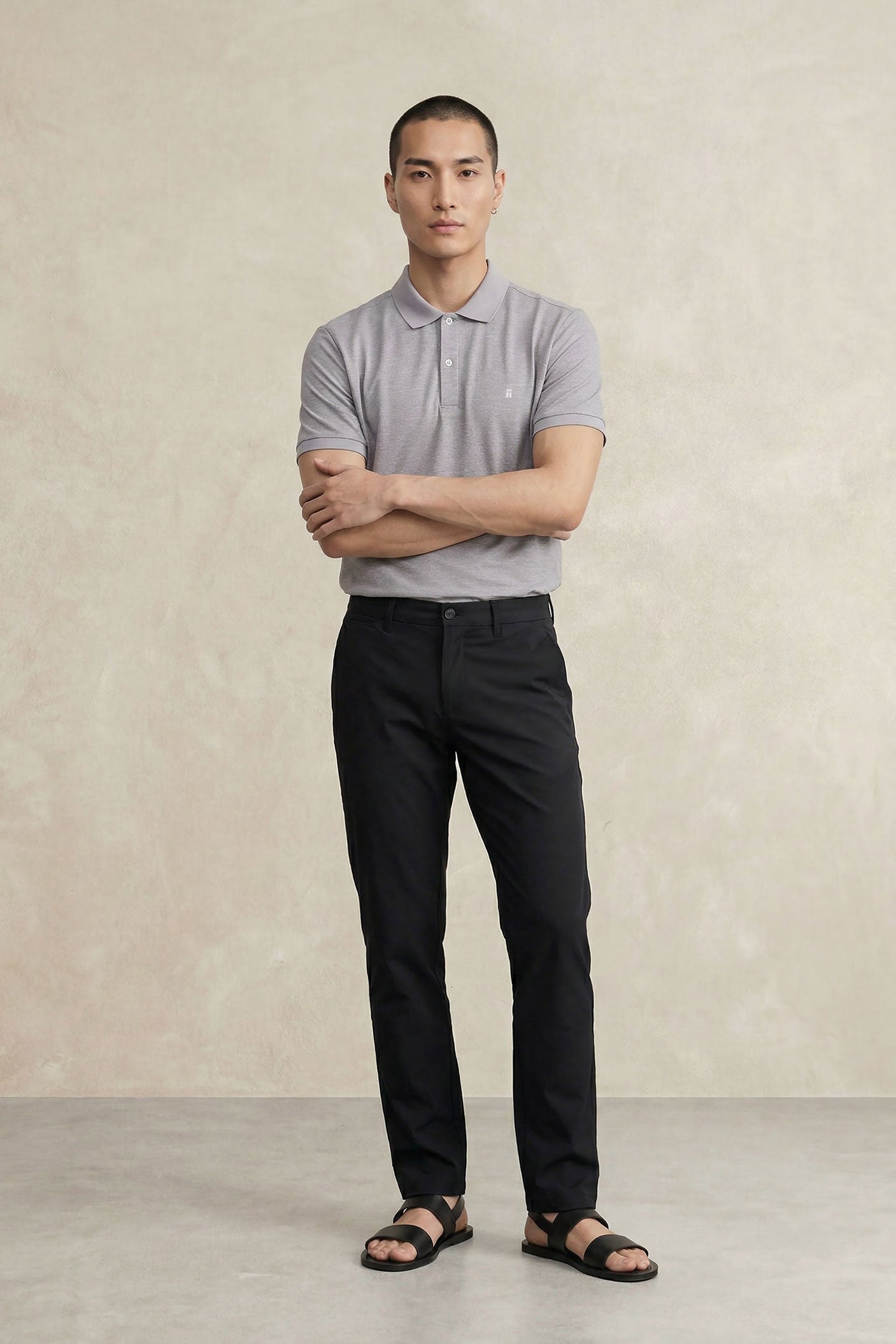 Men's 6-pocket black Nova pants