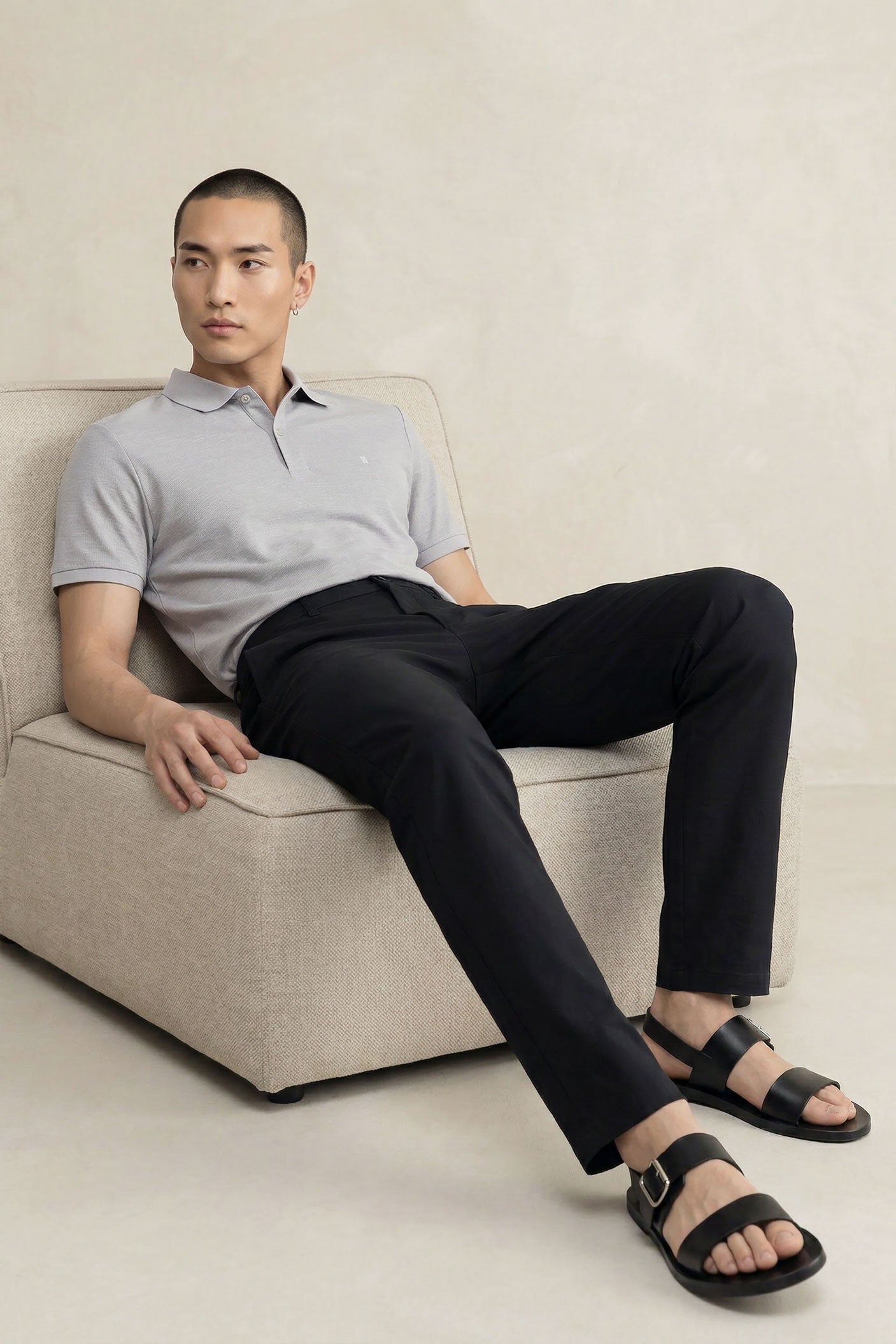 Men's 6-pocket black Nova pants