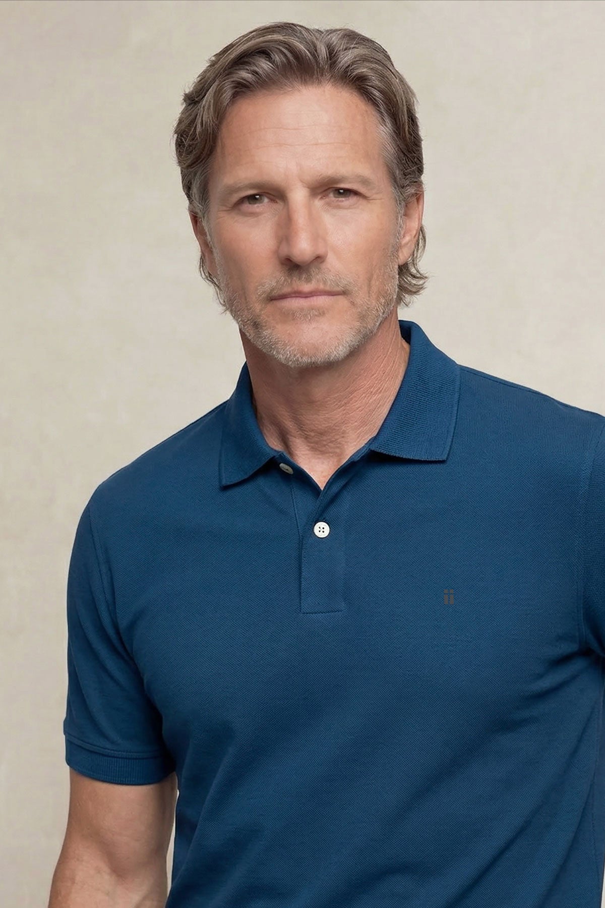 Polo manga corta hombre azul Ranger