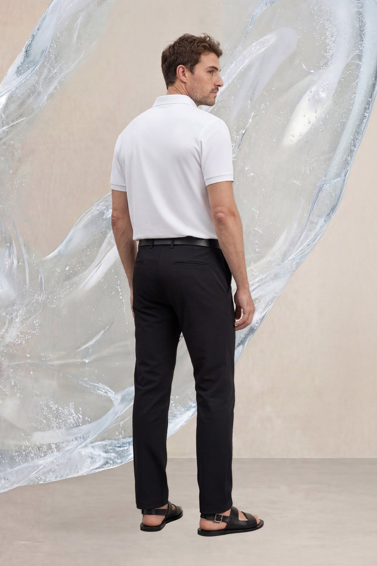Polo ICE homem branco